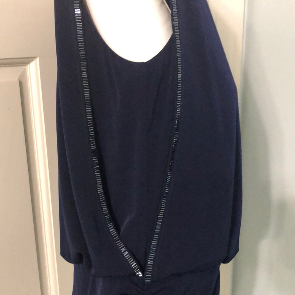 Laundry by Shelli Segal stunning navy dress